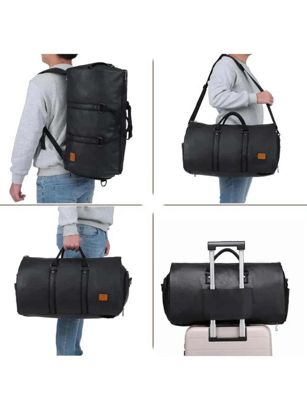 Convertible Travel Garment Bag & Duffel - 2-in-1 Carry-On for Business & Leisure